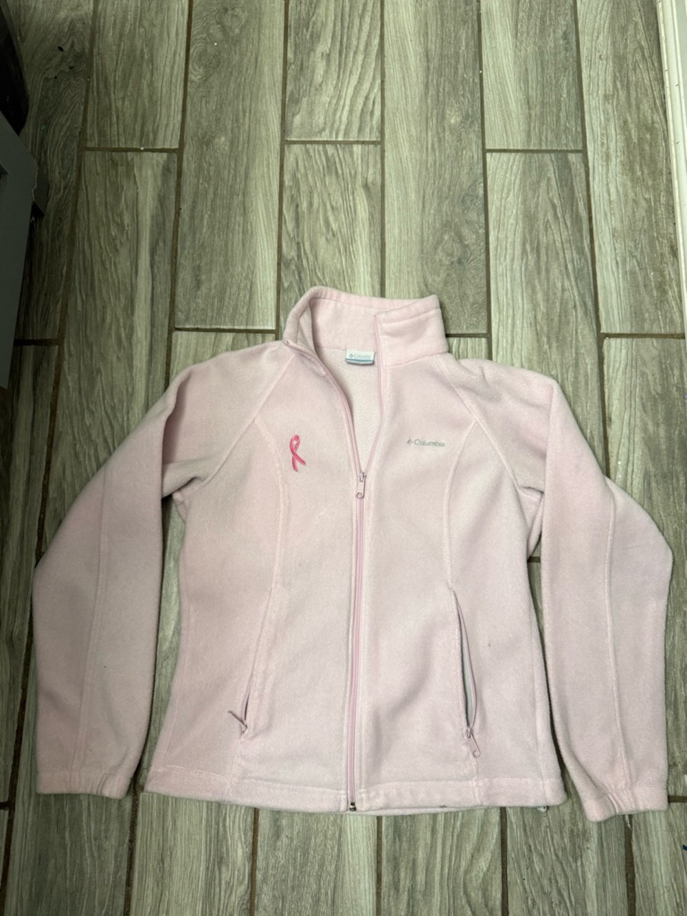 Columbia Women’s Benton Springs Full Zip Fleece Jacket Breast Cancer Awareness